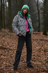 Alaska Zeebra reversible winter jacket